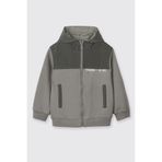 Erkek Bebek Fermuarlı Antrasit Sweatshirt 12-18 Ay (80-86 cm)