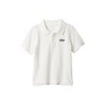 Erkek Bebek Gap Logo Polo Yaka T-Shirt Krem