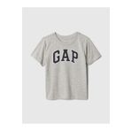 Erkek Bebek Gap Logo T-Shirt Gri