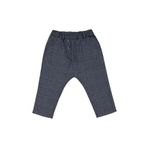 Erkek Bebek Lacivert Ekose Pantolon 6-12 Ay (68-74 cm)