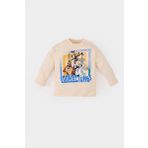Erkek Bebek Looney Tunes Regular Fit Bisiklet Yaka Uzun Kollu Tişört