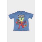 Erkek Bebek Marvel Avengers Bisiklet Yaka Kısa Kollu Tişört