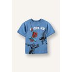 Erkek Bebek Marvel Spiderman Regular Fit Kısa Kollu Tişört