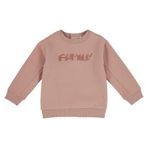 Erkek Bebek Nakışlı Gül Rengi Sweatshirt 2 Yaş (92 cm)