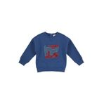 Erkek Bebek Nakışlı Yeşil Sweatshirt 0-6 Ay (56-62 cm)