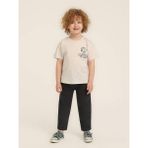 Erkek Bebek Pamuklu Snoopy Baskılı Tshirt - Ekru - 4 - 5 Yaş