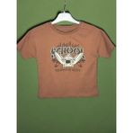 Erkek Bebek School Yazılı Pamuklu T-Shirt - Kahverengi - 6 - 9 Ay