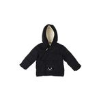 Erkek Bebek Tilki Aplikeli Lacivert Şişme Mont 6-12 Ay (68-74 cm)