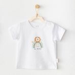 Erkek Bebek Tshirt Casual AC25977 - Beyaz - 12 - 18 Ay