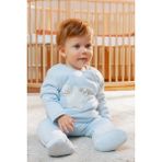Erkek Bebek Uyku Tulumu - Mavi - 3 - 6 Ay