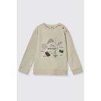 Erkek Bebek Yumuşak Dokulu Baskılı Yeşil Sweatshirt 4 Yaş (104 cm)