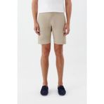 Erkek Bej Normal Kesim Regular Fit Pamuklu Yan Cep Normal Bel Bermuda Şort