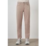 Erkek Bej Pamuk 5 Cep Dynamic Fit Jean Kot Pantolon