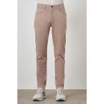 Erkek Bej Pamuk 5 Cep Slim Fit Jean Kot Pantolon - 32