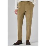 Erkek Bej Pamuk Trend Fitilli Kadife Lastikli Slim Fit Pantolon