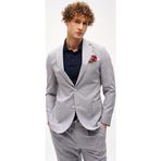 Erkek Bej Slim Fit / Dar Kalıp Mono Yaka Takım Elbise