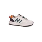 Erkek Bej Yeşil Spor Ayakkabı Rahat Yumuşak Taban Kaymaz Günlük Bağcıklı Sneaker 2064