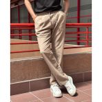 Erkek, Bel Lastikli, Geniş Kesim, Keten Dokuma, Pamuklu, Pileli Pantolon 302 - Vizon - Oversize - 2XL