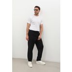 Erkek Beli Lastikli Baggy Pantolon