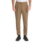 Erkek Beli Lastikli Kalın Kaşe Görünümlü Casual pantolon Metalik 48