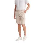 Erkek Bermuda Fit Kargo Şort BEJ