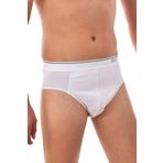 Erkek Beyaz 3 Adet Elit Likralı Kemerli Elasthan Slip 1351