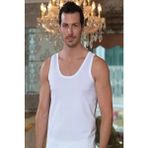 Erkek Beyaz 6'lı Paket %100 Pamuk Atlet M TME002SET Yeni Sezon - XS