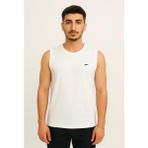 Erkek Beyaz Askılı T-SHIRT-D690 - 3XL