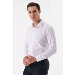 Erkek Beyaz Basic Slim Fit Gömlek