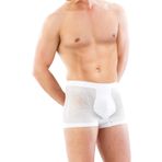 Erkek Beyaz Dikişsiz Fantezi Boxer 2106