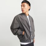 Erkek Beyzbol Yaka Bomber Ceket - Charge - 00E-Gri - XL