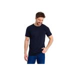 Erkek Bisiklet Yaka Basic Tişört (LACİVERT, XL)
