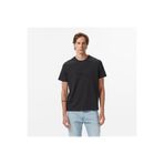 Erkek Bisiklet Yaka Kısa Kol Slim Fit Ck Yaz Desen Siyah T-Shirt LV04RC824G-UB1