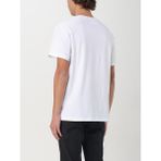 Erkek Bisiklet Yaka Kısa Kol Versace Yazı ve Desenli Beyaz T-Shirt 78GAHC05CJ01C-G03 - XL