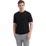 Erkek Bisiklet Yaka Regular Fit Triko Tişört 3030 - Taba - M