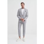 ERKEK BLAZER CEKET CAZ 1108 GRİ 46