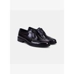 Erkek Bordo Bağcıklı Brogue Klasik Deri Ayakkabı