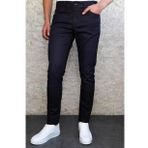 Erkek Bordo Cep Detaylı Slim Fit Taşlamalı Kot Pantolon HLTVALBOO