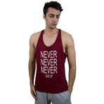 Erkek Bordo Fitness Gym Tank Top Sporcu Atleti Bnever