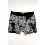 Erkek Bordo Likralı Elastan Spor Boxer