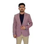 Erkek Bordo Tek Spor Ceket Çift Yırtmaçlı BGL-ST04464 BORDO 54
