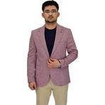 Erkek Bordo Tek Spor Ceket Çift Yırtmaçlı BGL-ST04464
