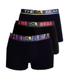 Erkek Boxer Erkek İç Giyim (Siyah, XL)