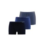 Erkek Boxer Shorty 3'lü Paket 9670 - Siyah-antra Melanj-antrasit 9670Renk954