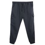 Erkek Büyük Beden 100-156 Kilo Arası İçin Uygun Kargo Cepli Jogger Kot Pantolon (ANTRASİT, 4XL)