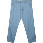Erkek Büyük Beden 100 Kilo-180 Kilo Arası İçin Uygun Bağcıklı Likralı Boru Paça Kot Pantolon (AÇIK MAVİ, 3XL)