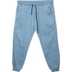 Erkek Büyük Beden 100 Kilo-180 Kilo Arası İçin Uygun Likralı Jogger Kot Pantolon (AÇIK MAVİ, 8XL)