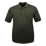 Erkek Büyük Beden 115-155 Kilo Arası Uygun Bedenli Likralı Pike Polo Yaka Cepli Tişört (HAKİ, 10XL)