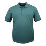 Erkek Büyük Beden 115-155 Kilo Arası Uygun Bedenli Likralı Pike Polo Yaka Cepli Tişört (YEŞİL, 4XL)