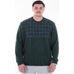 Erkek Büyük Beden 122 Kilo-158 Kilo Arası İçin Uygun Geniş Kalıp Bisiklet Yaka Pamuklu Selanik Kazak (HAKİ, 7XL)